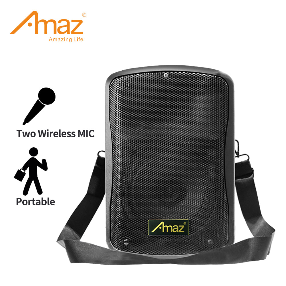 Amaz AL610wm Durable Portable Bluetooth Speaker With Microphone